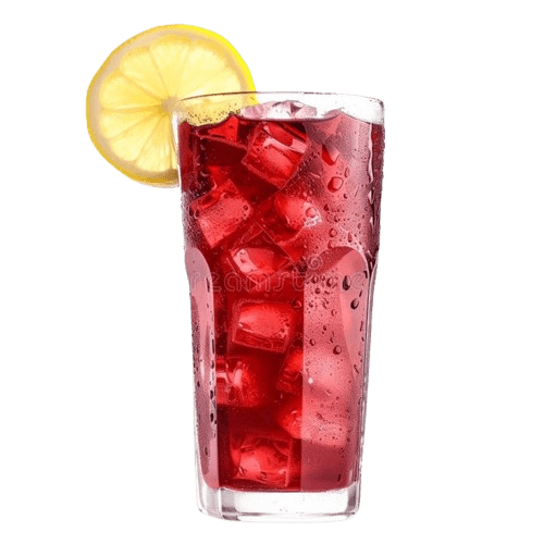 Iced Hibiscus Lemonade
