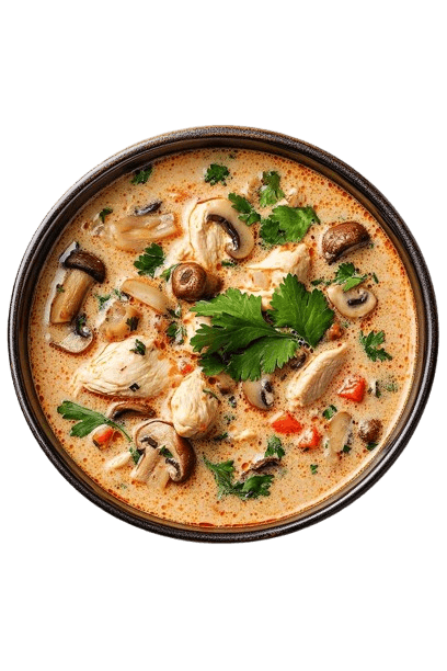 Creamy Tom-Kah-Gai Soup